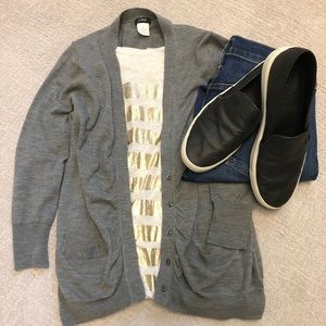 J. Crew Gray Cardigan
